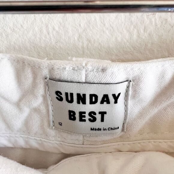 Aritzia Sunday Best Jaden Utility Chino Pants Size 12 - Picture 6 of 8